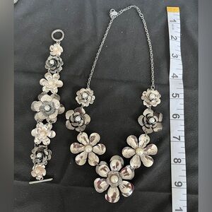 Claire's Statement Necklace/Bracelet set